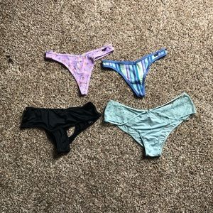 Lot of 4 Pairs of VS/Pink Underwear